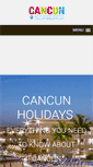 Mobile Screenshot of cancunholidaysinfo.com